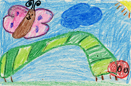 Drawing of Caterpiller